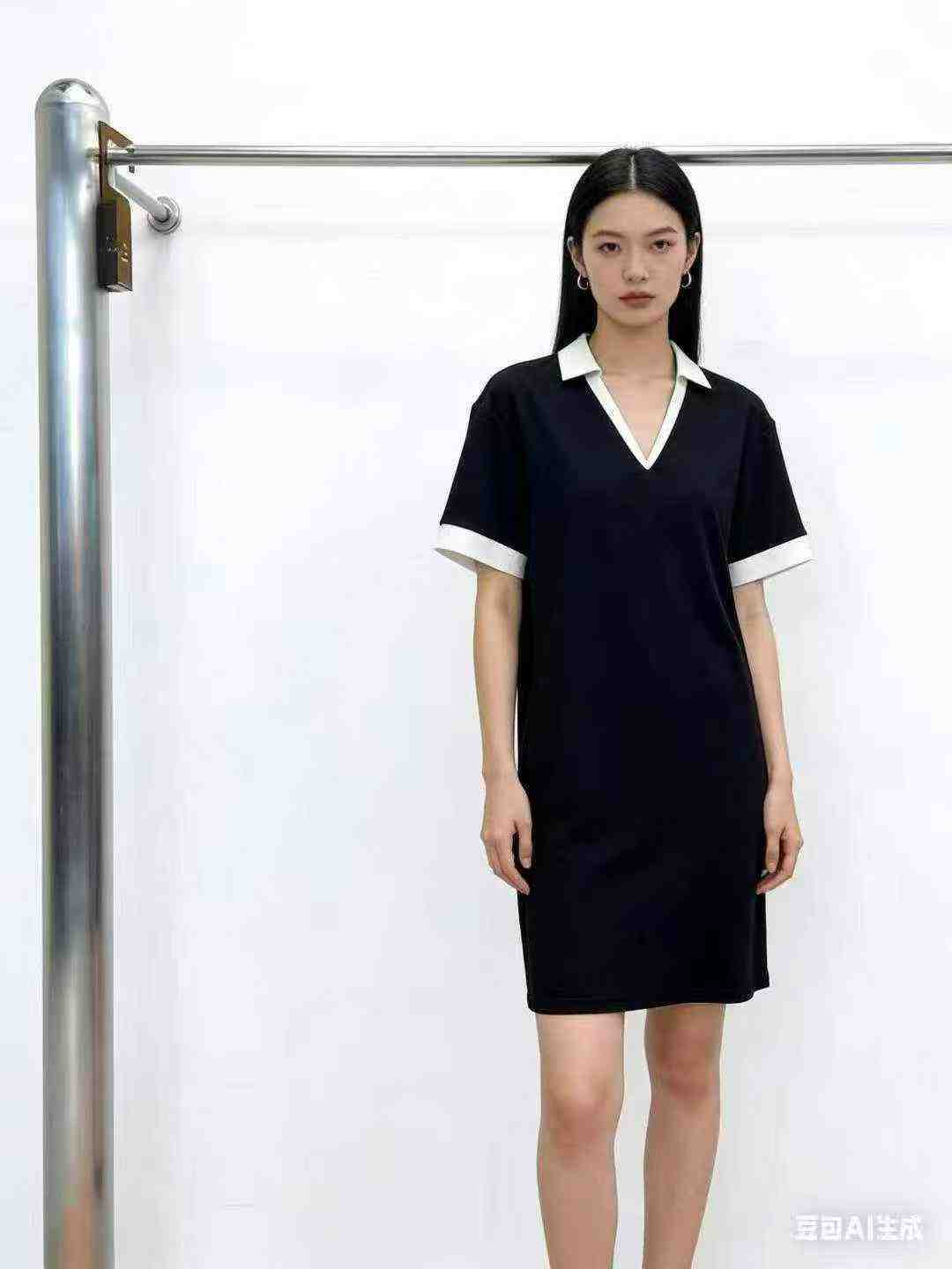 New Oversized Polo Collar Dress, About 2000 Pieces In Stock - Image 6