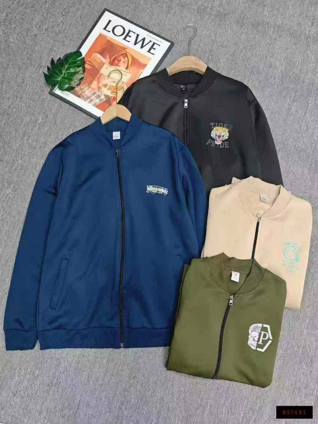 4500 Pieces Streetwear Men's Bomber Baseball Jackets - Image 8