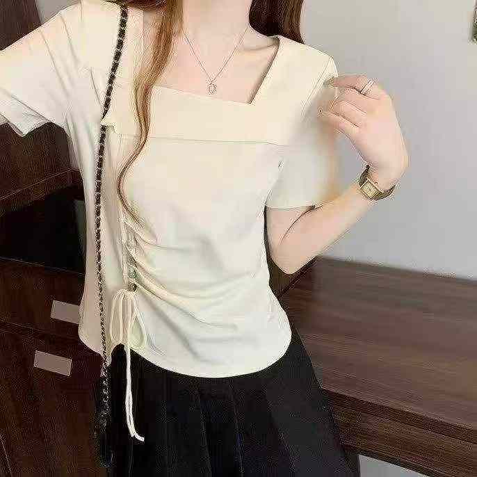 Women's Cotton Short Sleeve T-shirts, Total 366 Pieces Clearance - Image 8