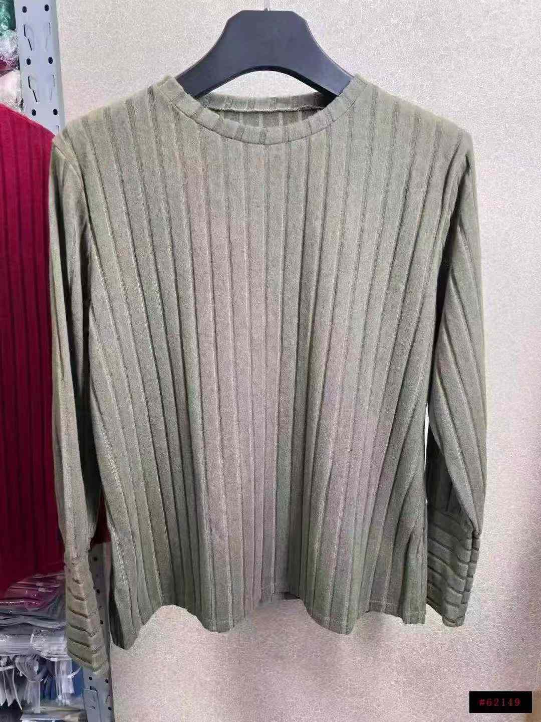 350 PCS Atasan Dasar Lengan Panjang Leher Bulat Potongan Longgar Warna Polos Gaya Eropa-Amerika untuk Musim Gugur dan Musim Dingin, Ukuran XL-6XL - Image 5