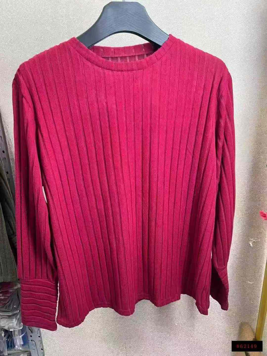 350 PCS Atasan Dasar Lengan Panjang Leher Bulat Potongan Longgar Warna Polos Gaya Eropa-Amerika untuk Musim Gugur dan Musim Dingin, Ukuran XL-6XL - Image 6