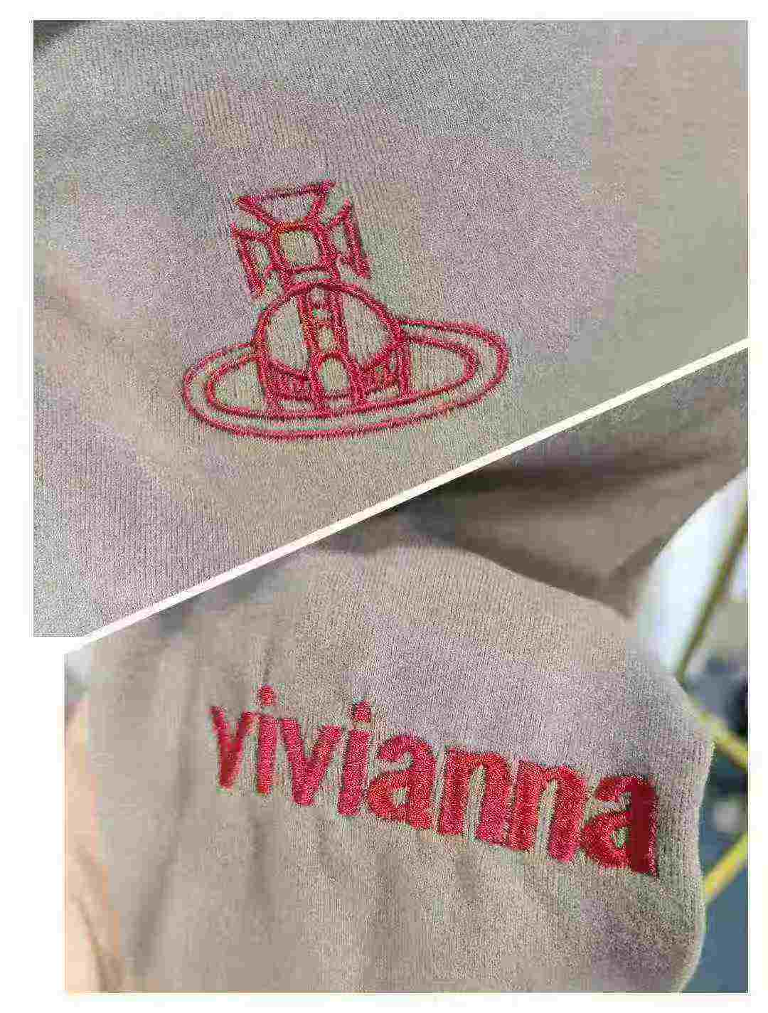 Kaos Lengan Panjang Gaya Eropa Desain Baru dengan Bordir Motif Planet dan Aksen Jahitan Topstitch, 191 Pcs 2 Model - Image 7