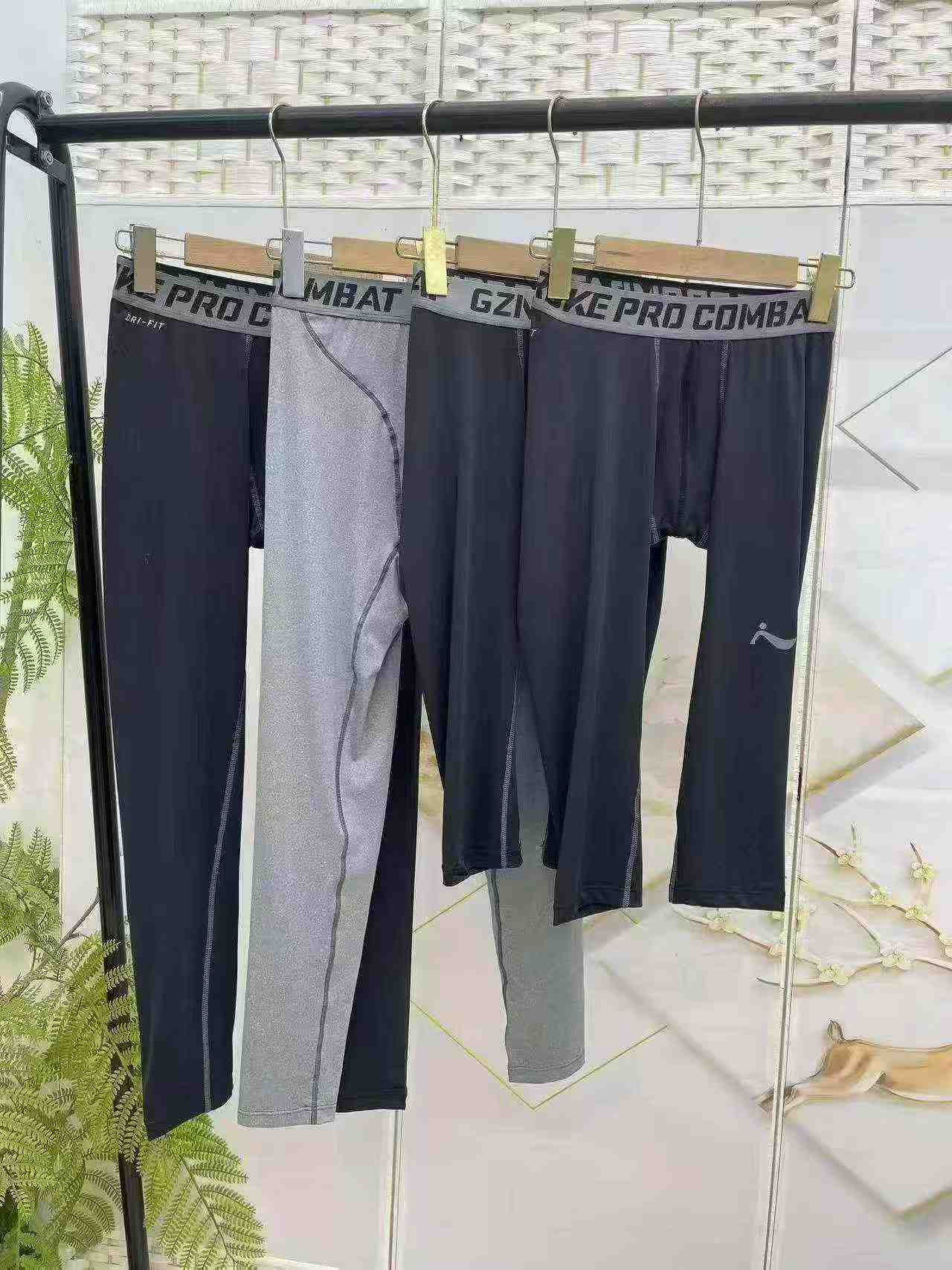 Pantalons de sport d'entraînement compressifs à séchage rapide pour hommes, 4770 pièces au total en liquidation - Image 3