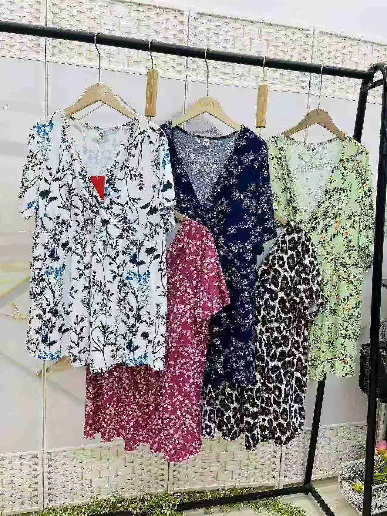 Gaun Longgar & Atasan Dagangan Luar Negeri, Penghabisan Stok 125 Helai - Image 7