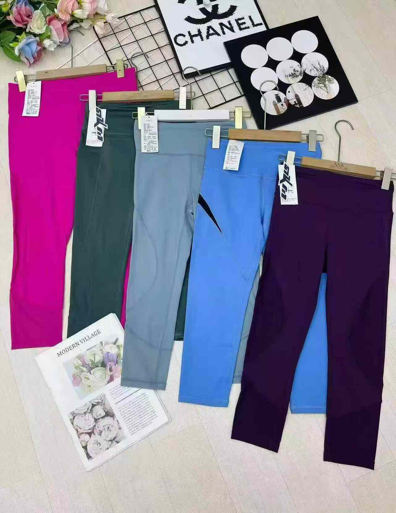Pantalons de yoga sportifs en spandex de marque, liquidation de 2740 pièces - Image 4