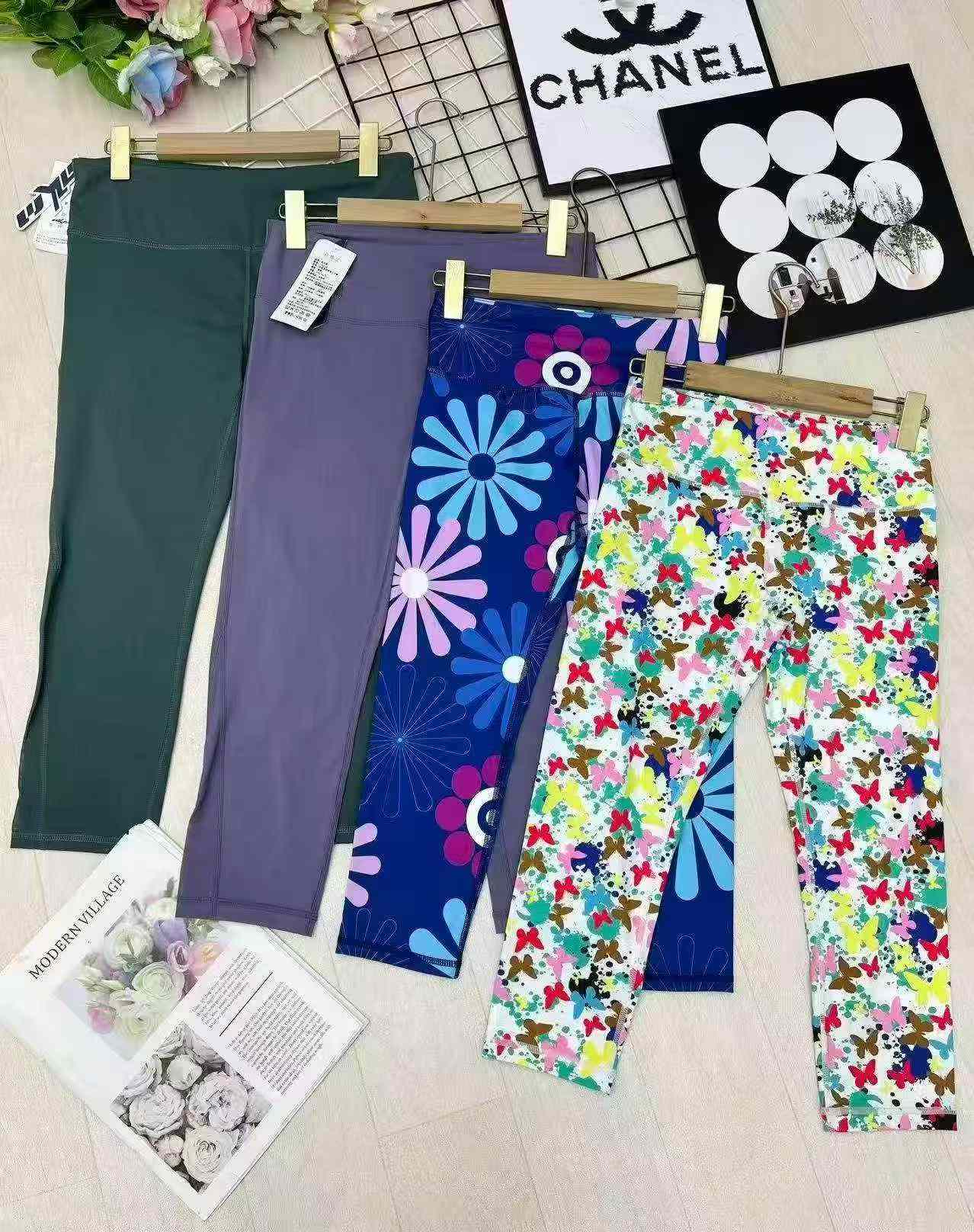 Pantalons de yoga sportifs en spandex de marque, liquidation de 2740 pièces - Image 7