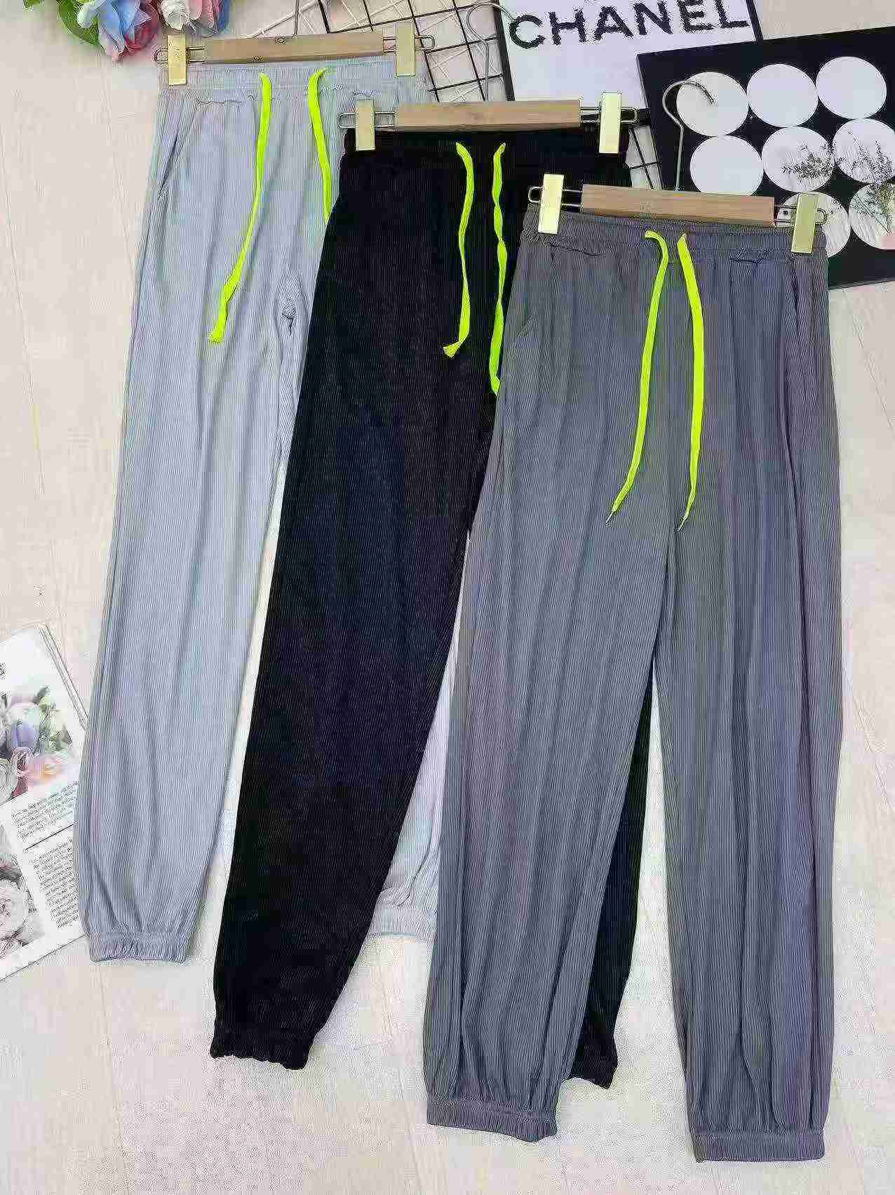 Pantalones jogger de seda de hielo para hombre, 2285 piezas, embalaje individual - Image 3