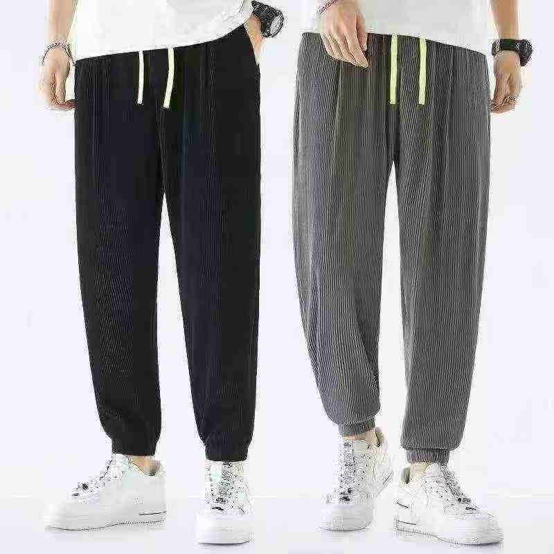 Pantalones jogger de seda de hielo para hombre, 2285 piezas, embalaje individual - Image 6