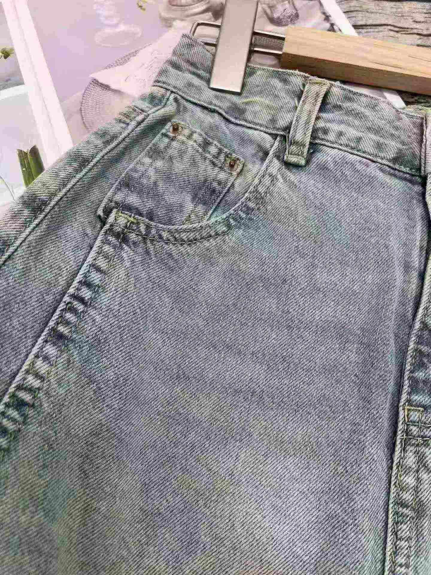 270 Piezas Nuevas Faldas Cortas Vaqueras de Cintura Alta de Línea A para Mujeres - Image 7