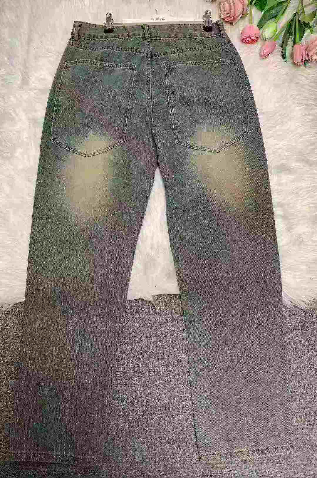 Jeans droits pour homme à l'ambiance style High Street américaine, 210 pièces - Image 4