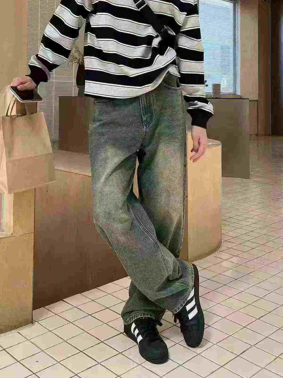 Jeans droits pour homme à l'ambiance style High Street américaine, 210 pièces - Image 6