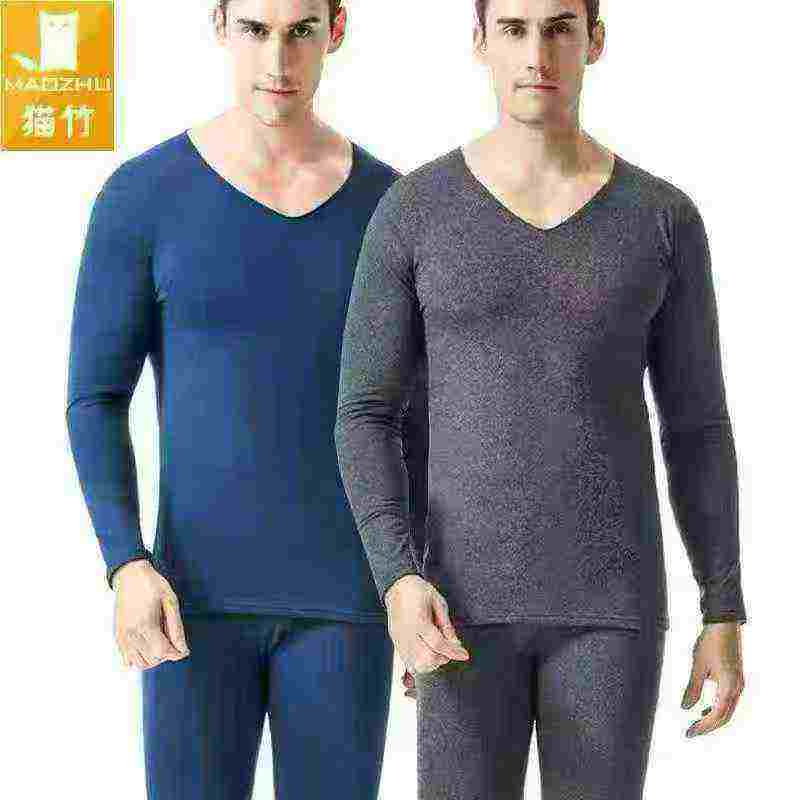 18 000 ensembles de sous-vêtements thermiques pour hommes à col V en Dralon double face - Image 4