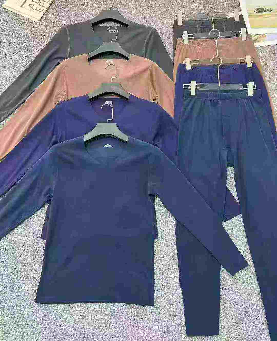 18 000 ensembles de sous-vêtements thermiques pour hommes à col V en Dralon double face - Image 6