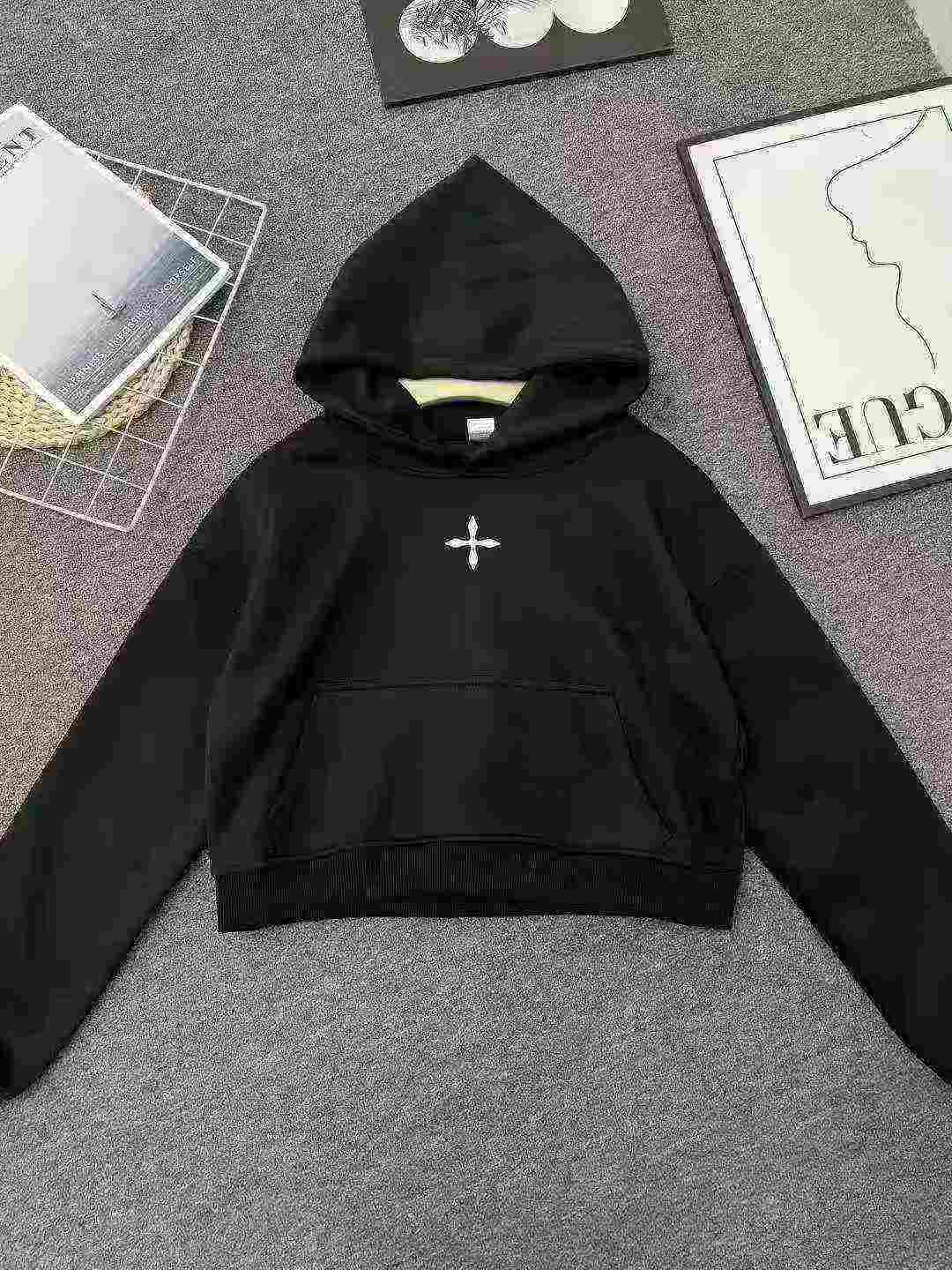 752 Piezas Sudaderas con capucha de cintura alta y corte corto para mujer - Image 6