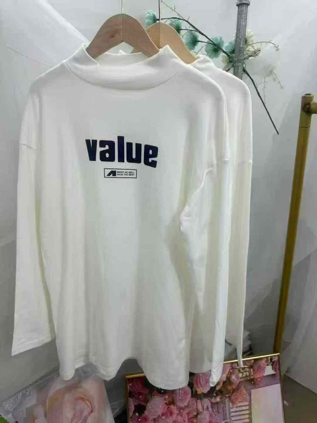 2 Model Kaos Dasar Lengan Panjang Bahan Dralon Wanita, Stok Grosir Sekitar 850 Buah - Image 4