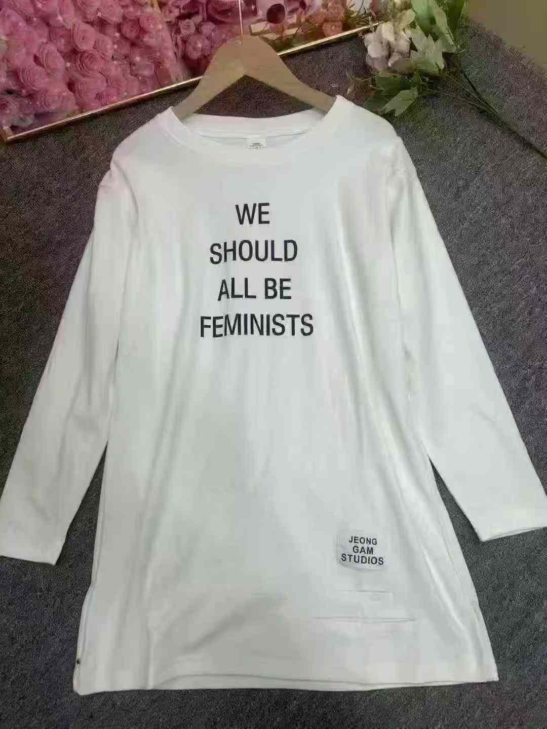 2 Model Kaos Dasar Lengan Panjang Bahan Dralon Wanita, Stok Grosir Sekitar 850 Buah - Image 6