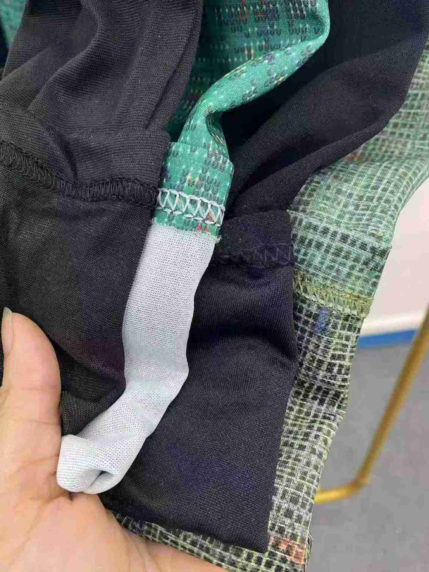 150 Peças de Vestido Casaco Casual com Blocos de Cores Emendados - Image 8