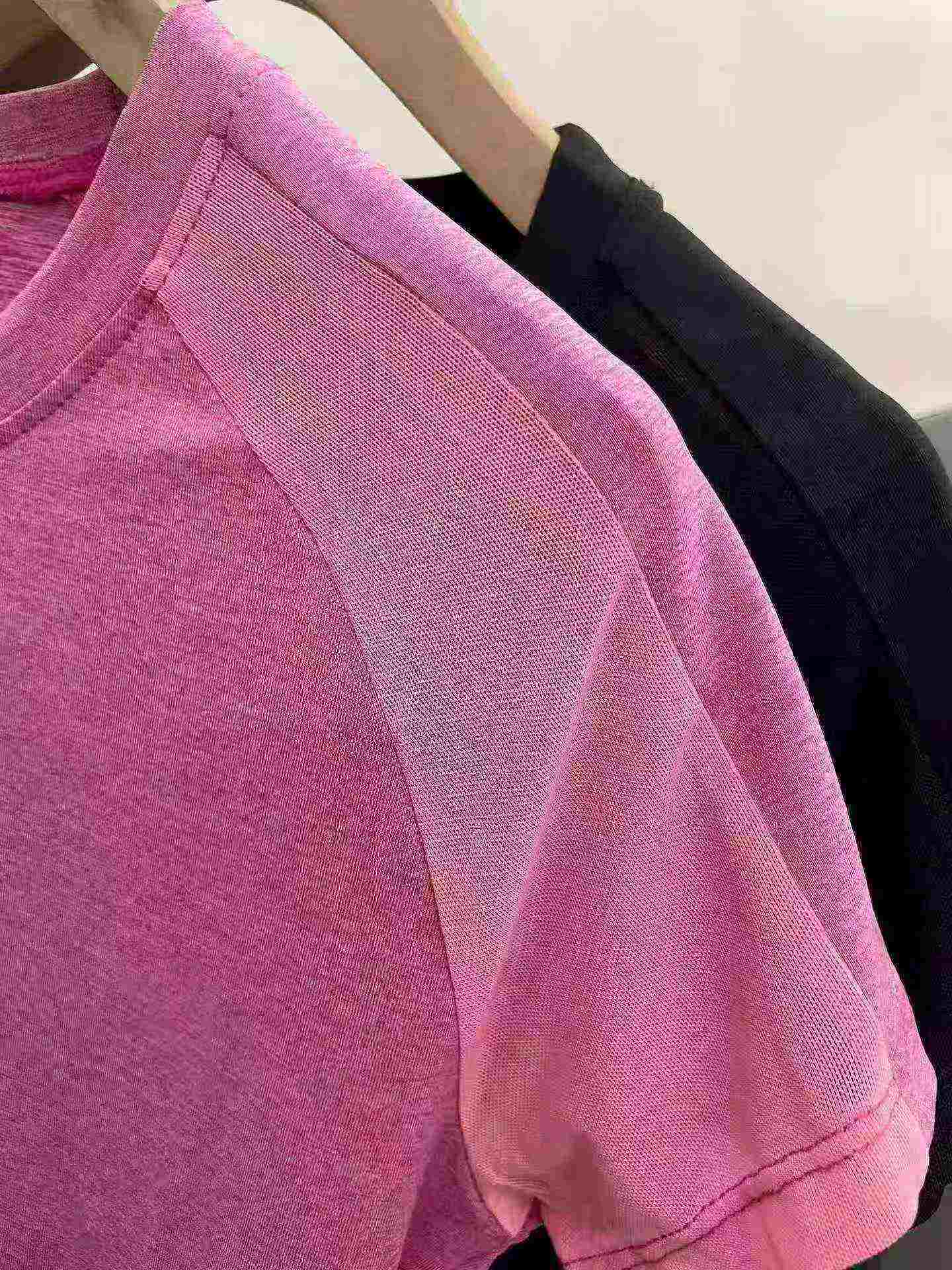 1400PCS Spliced Mesh Quick Dry Sports Yoga Short Sleeve Tops - Image 5