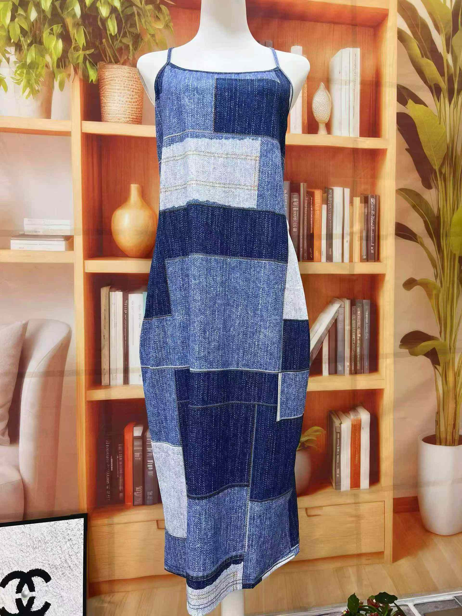 289PCS Plus Size Ice Silk Ribbed Dresses, Size 0XL-4XL, Individual Packing - Image 3