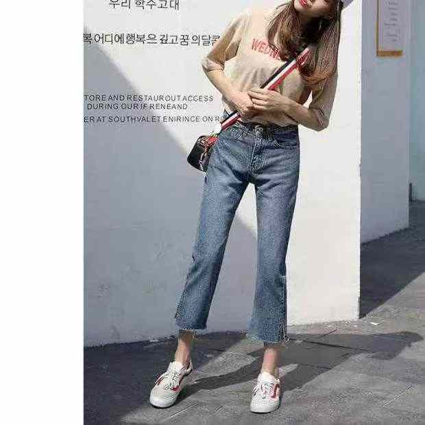 New Vintage Slit Design Jeans for Spring Summer, About 280 Pieces - Image 4