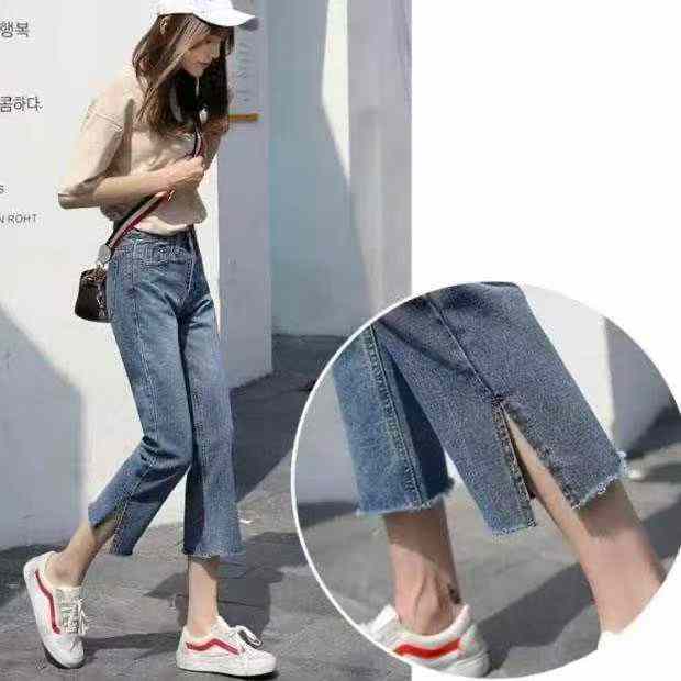 New Vintage Slit Design Jeans for Spring Summer, About 280 Pieces - Image 6