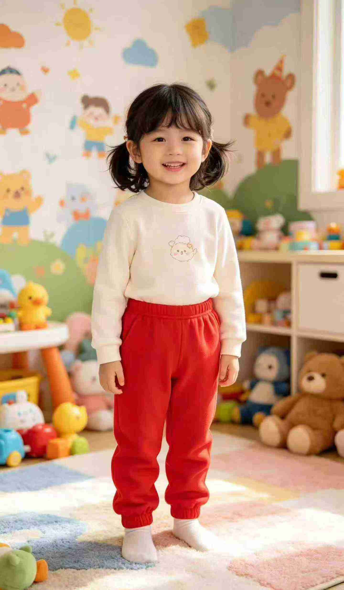 About 110 Pcs Clearance Kids Fleece Lined Sweatpants Sizes 110-160 - Image 2