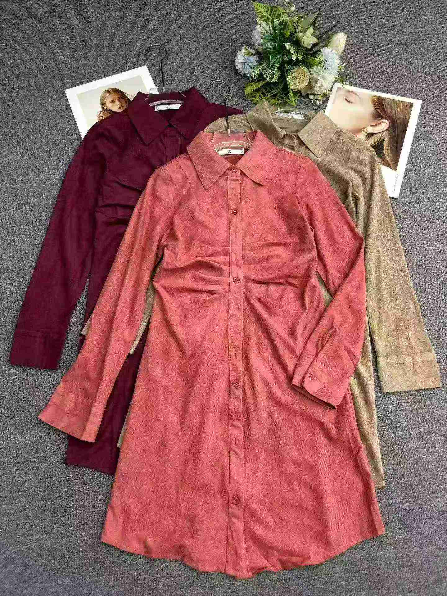129 Pcs Stock French Style Light Mature Elegant Dresses - Image 2