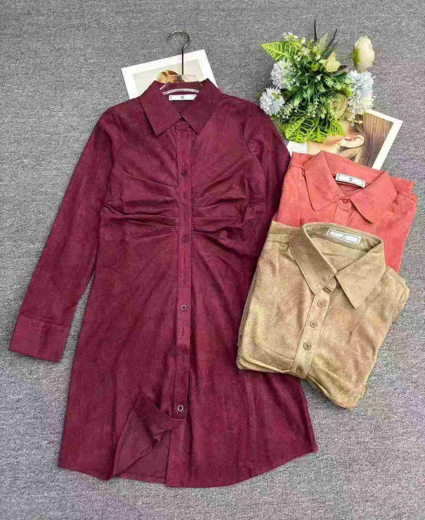 129 Pcs Stock French Style Light Mature Elegant Dresses - Image 3