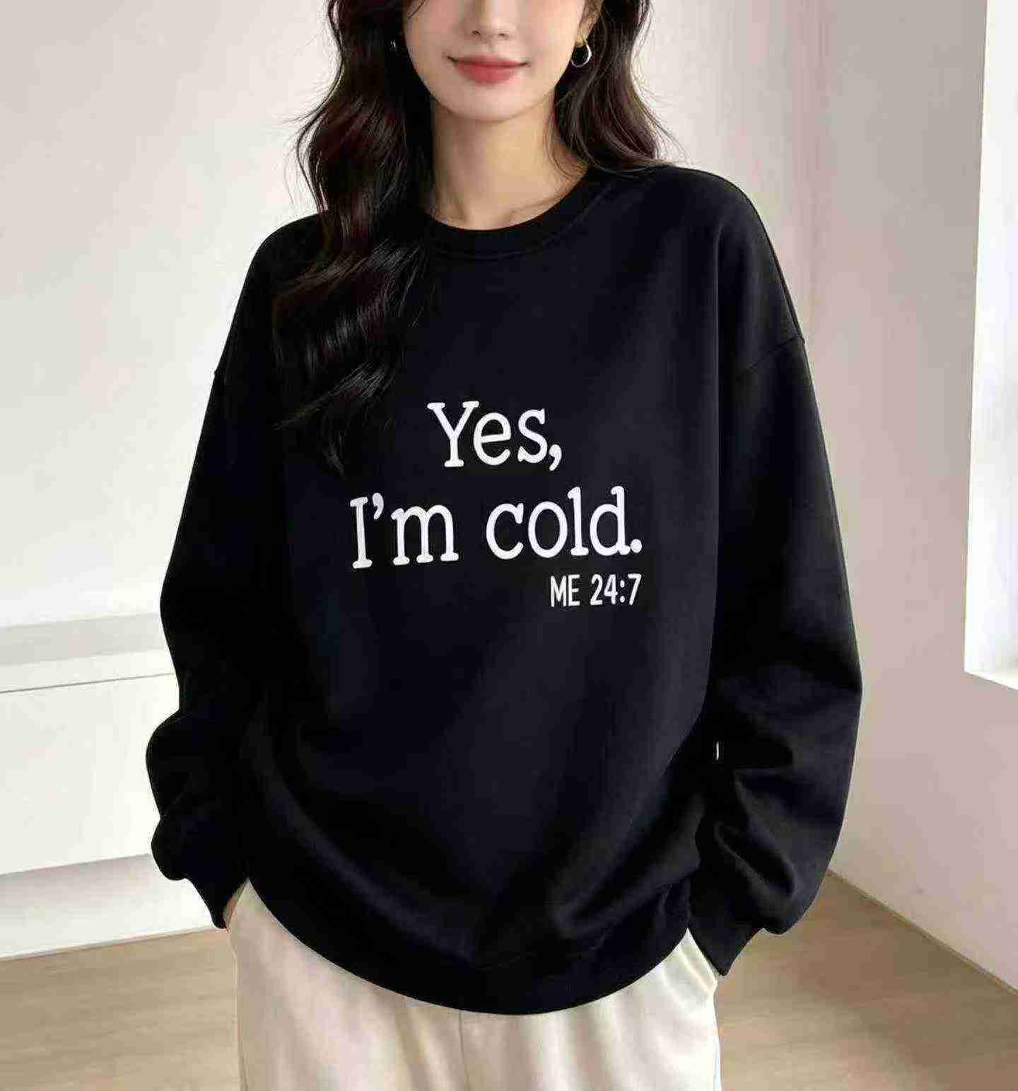 Large Size Thickened Fleece Casual Loose Sweatshirts 1163 Pieces - Image 4