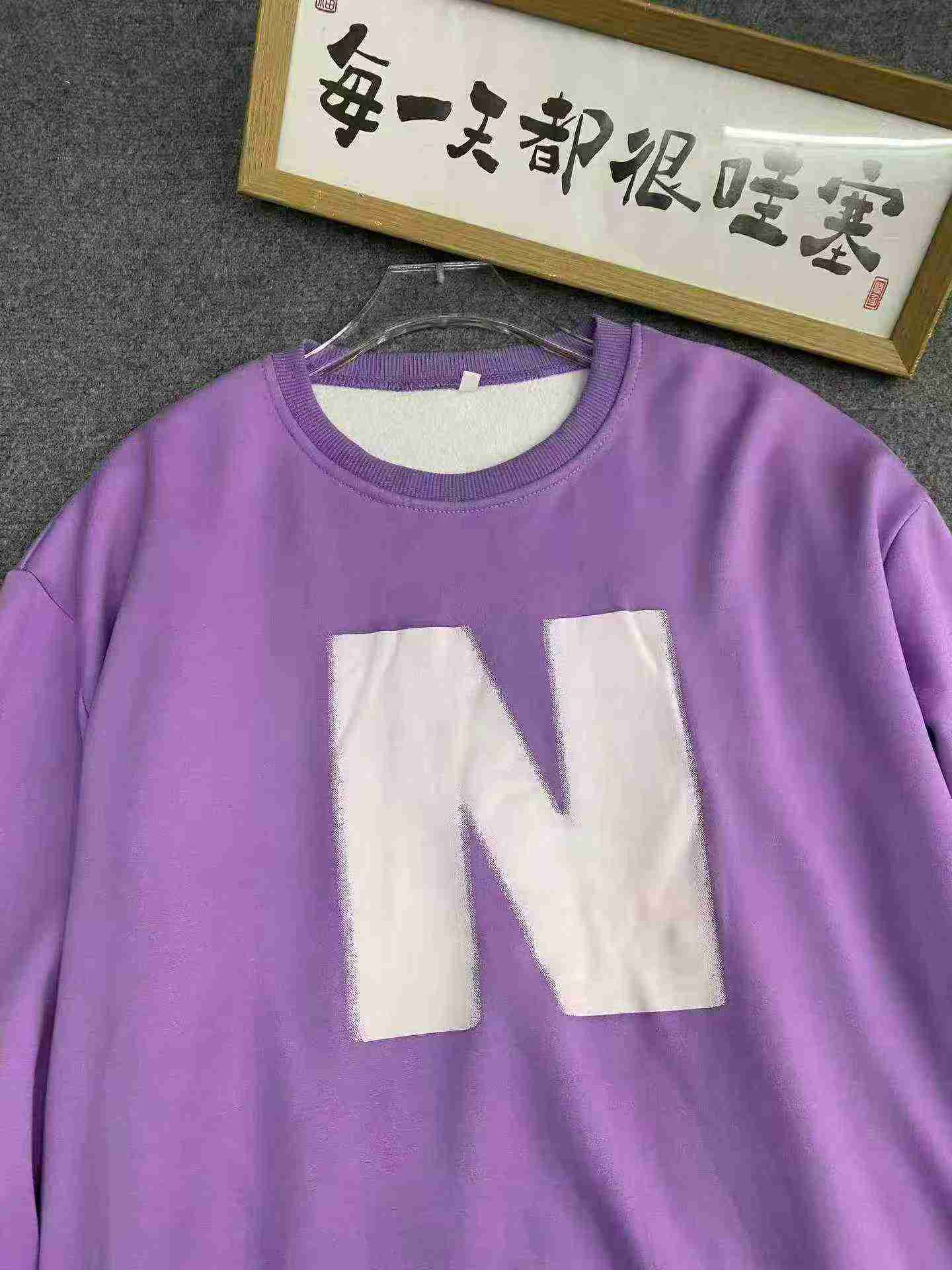 Sudaderas holgadas de felpa, 306 piezas, estampado de letras, embalaje individual, talla 2 y 4 - Image 4