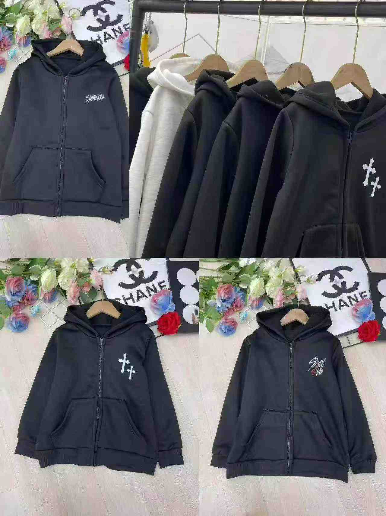 260 Pcs Older Kids Fleece Zipper Hoodies - Image 7