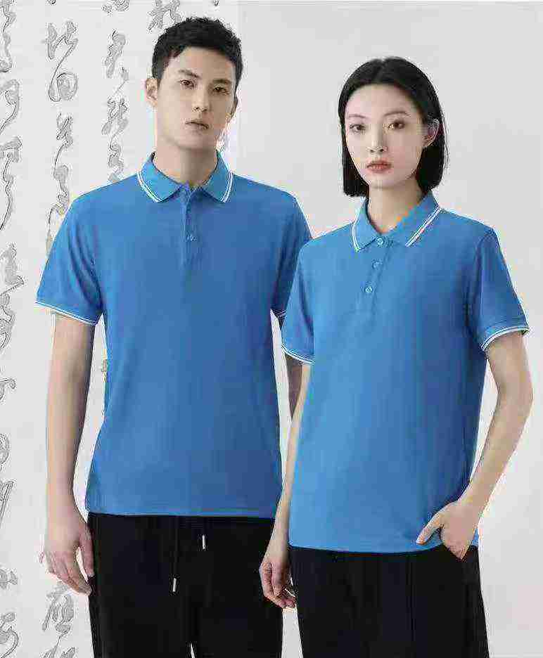 Uniseksowe uniwersalne luźne koszule polo z klapą 3553 sztuk XS-5XL 5 kolorów - Image 2