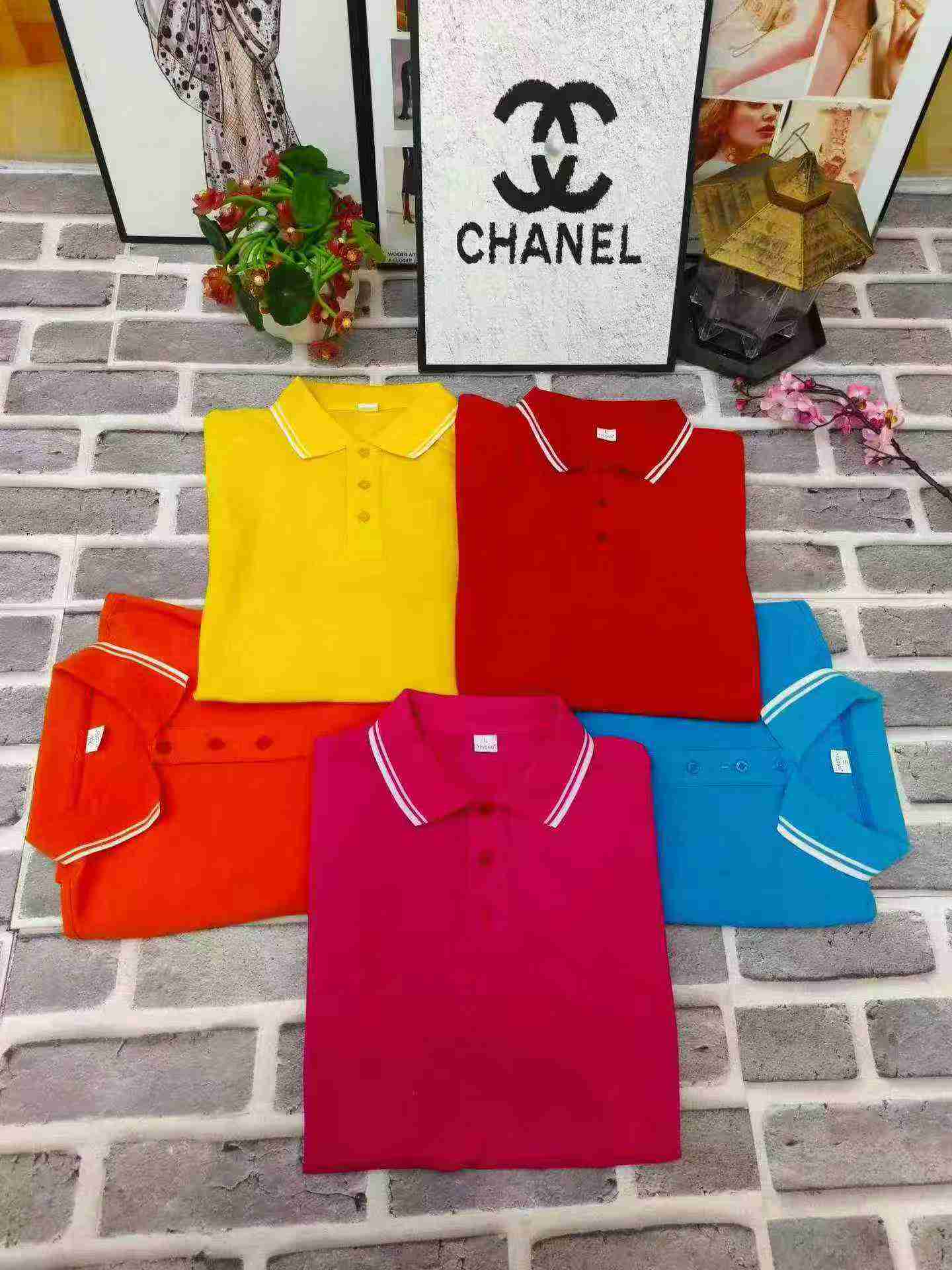 Uniseksowe uniwersalne luźne koszule polo z klapą 3553 sztuk XS-5XL 5 kolorów - Image 8