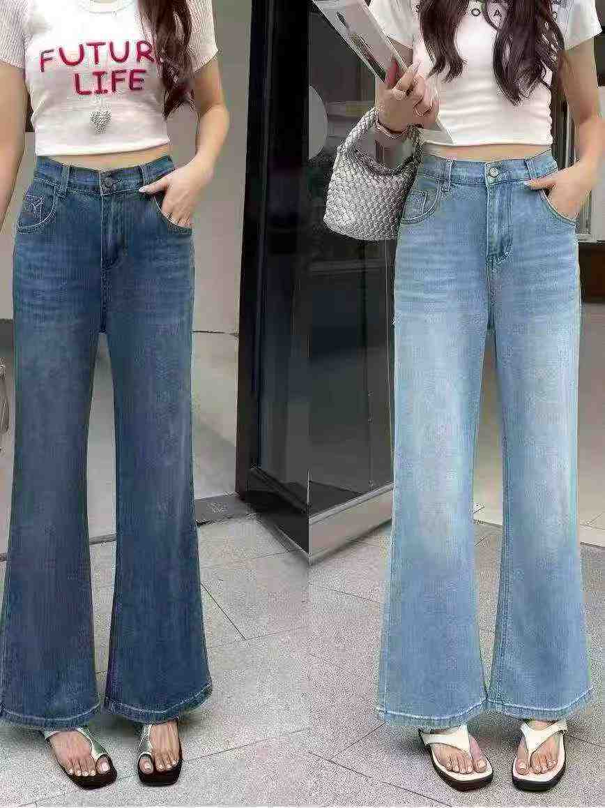 Women's Summer Thin Tencel Wide Leg Denim Jeans 300PCS Stock - Image 5