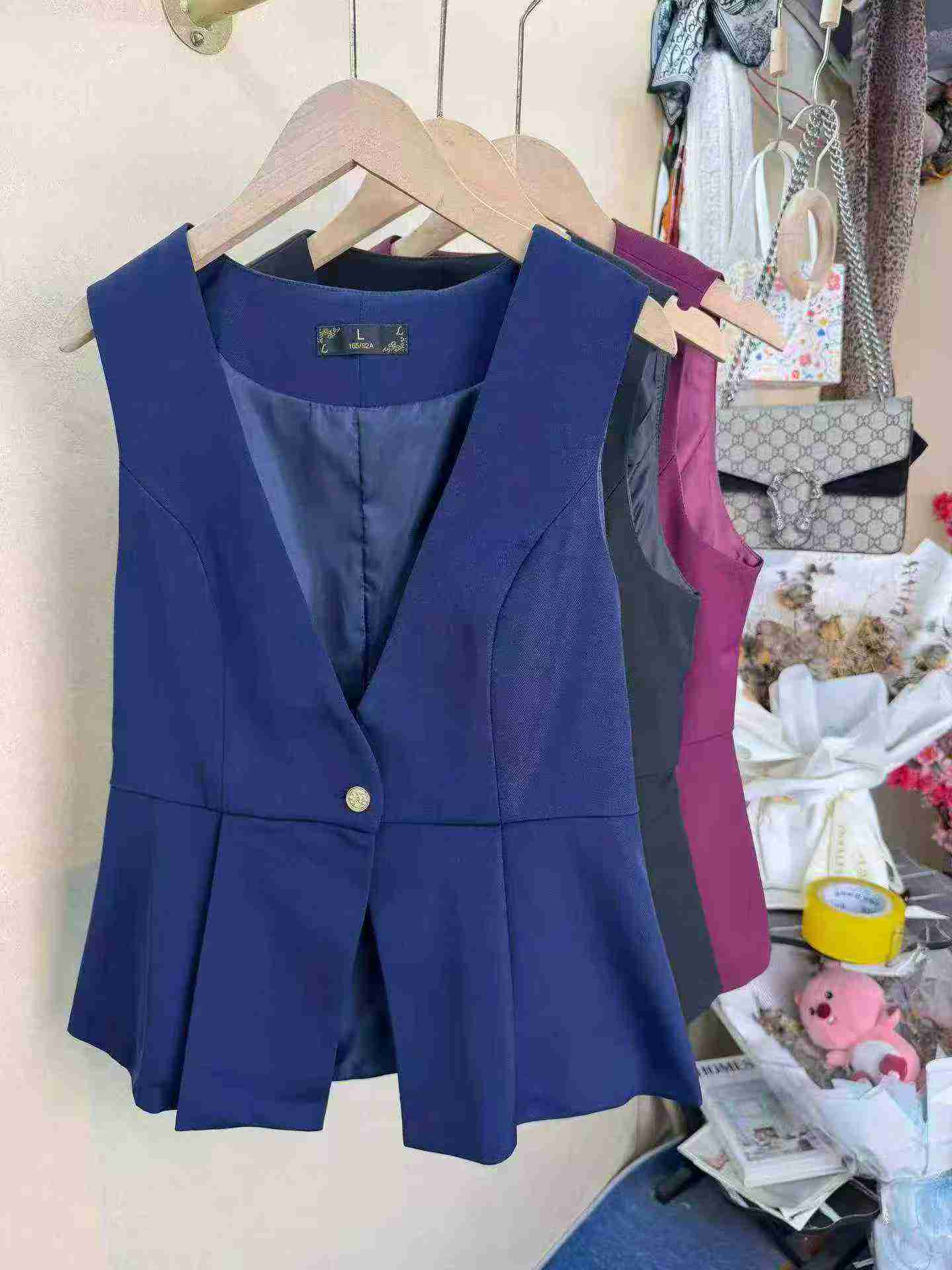 High Quality Women's Vests, 450 Pieces, 3 Colors, Sizes S-5XL, Individually Packed - Image 4