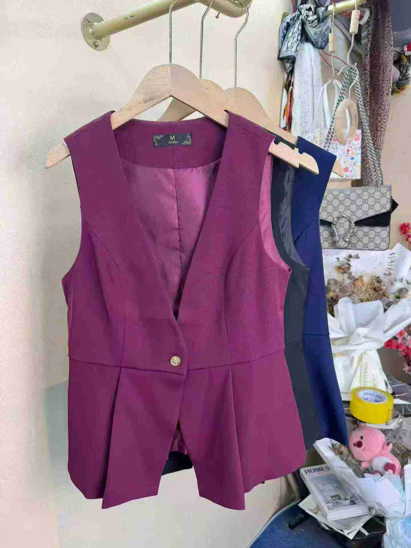 High Quality Women's Vests, 450 Pieces, 3 Colors, Sizes S-5XL, Individually Packed - Image 6