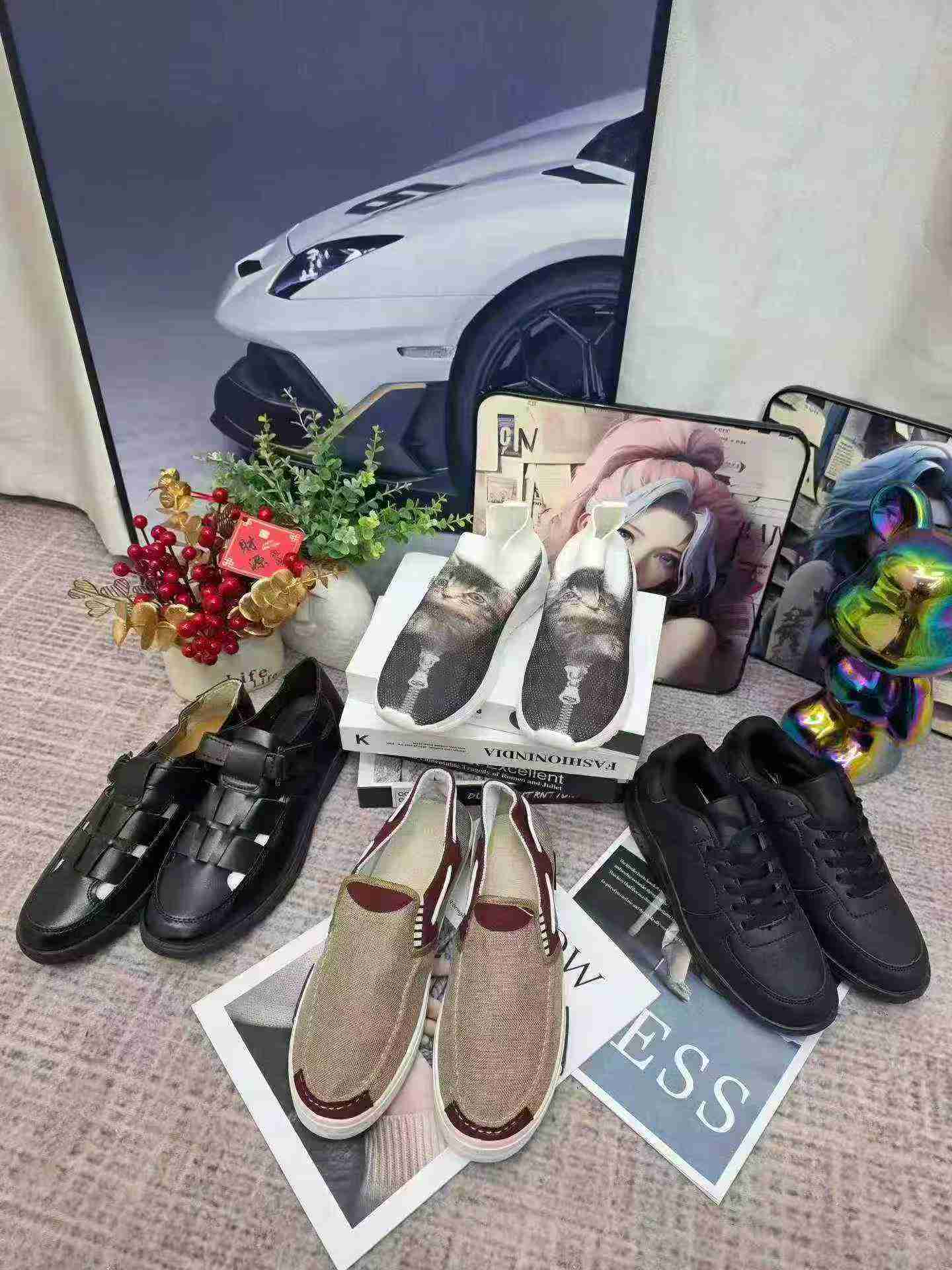 2300 Pasang Sepatu, Sebagian Besar Tipe Mid & High Top, 300 Pasang Sandal Selop, Beragam Model, Clearance Stok Borongan - Image 7