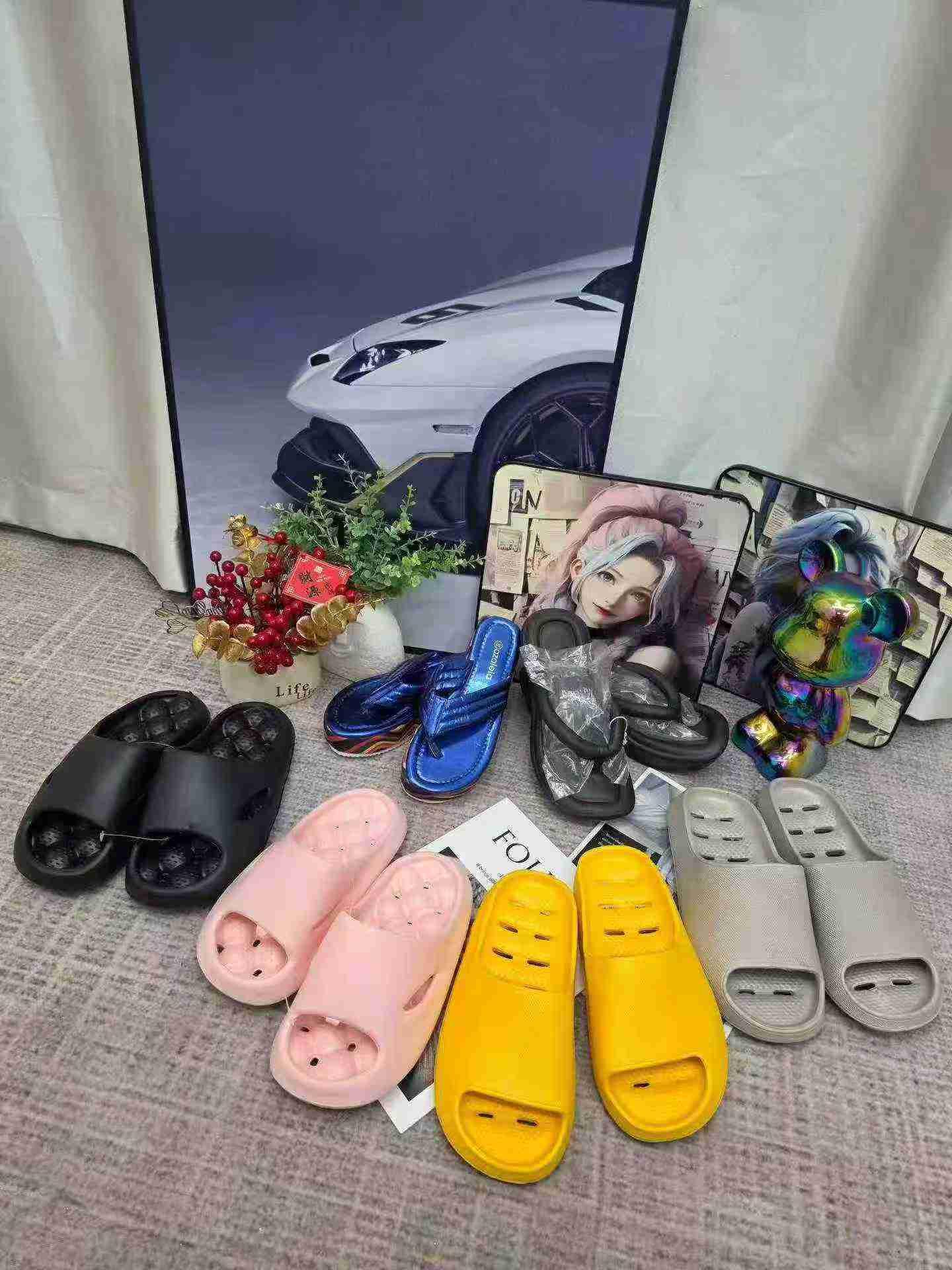 2300 Pasang Sepatu, Sebagian Besar Tipe Mid & High Top, 300 Pasang Sandal Selop, Beragam Model, Clearance Stok Borongan - Image 8