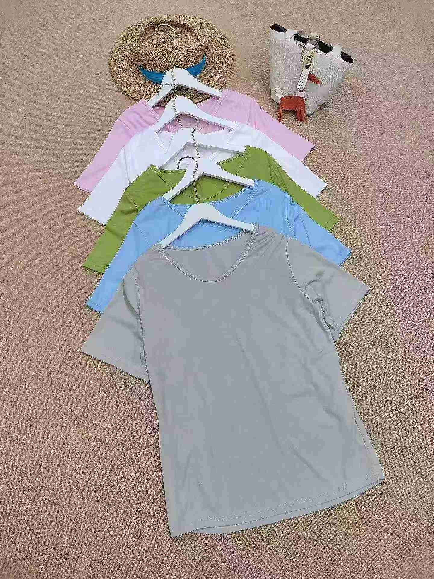 277 pièces de T-shirts de mode de style coréen, simples, amples et polyvalents - Image 5