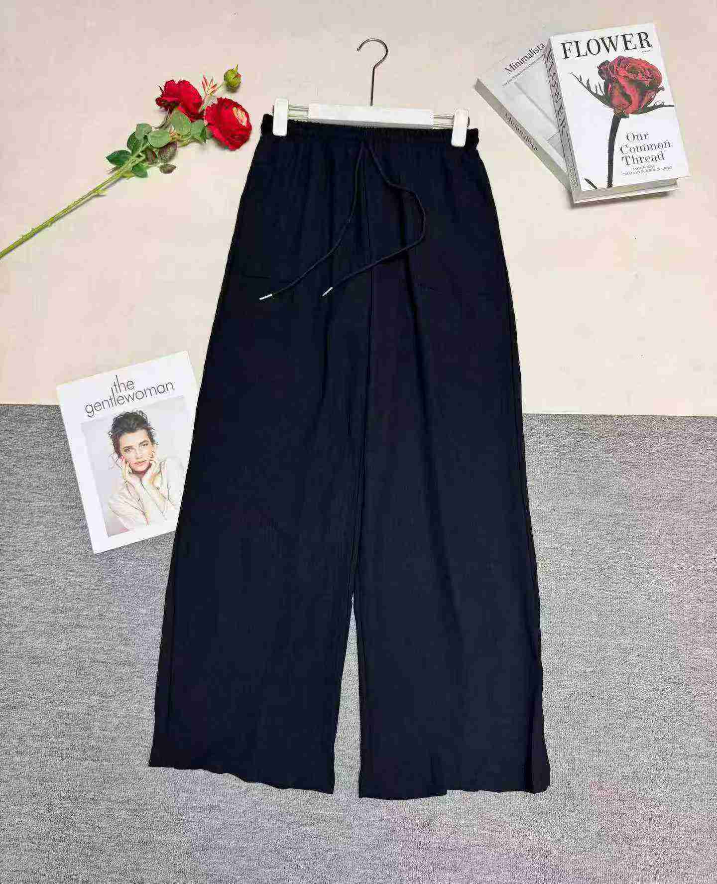 152 Pieces Clearance Women's Imitation Cotton Linen Loose Wide Leg Pants - Image 4