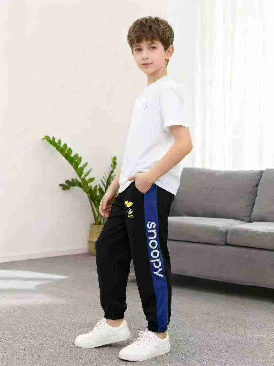 Around 3000 Pcs Snoopy Printed Kids Summer Casual Jogger Pants - Image 2
