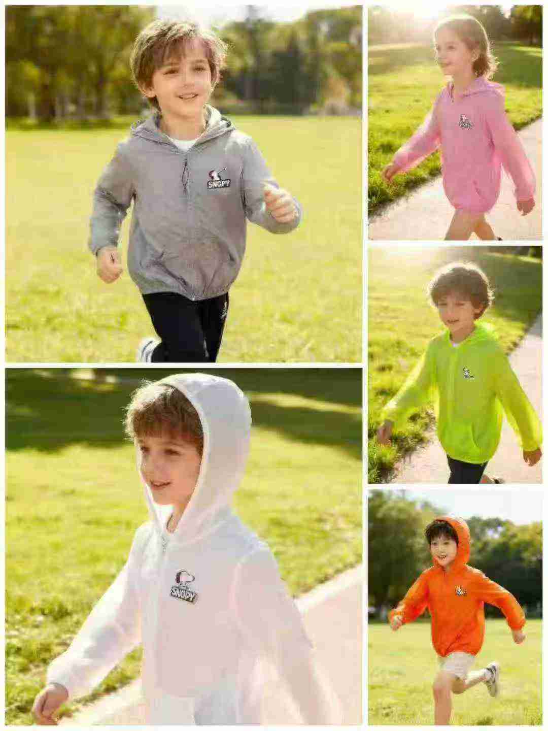 Snoopy Unisex Kids Printed Hooded Sun Protection Jacket About 8000 Pcs - Image 2