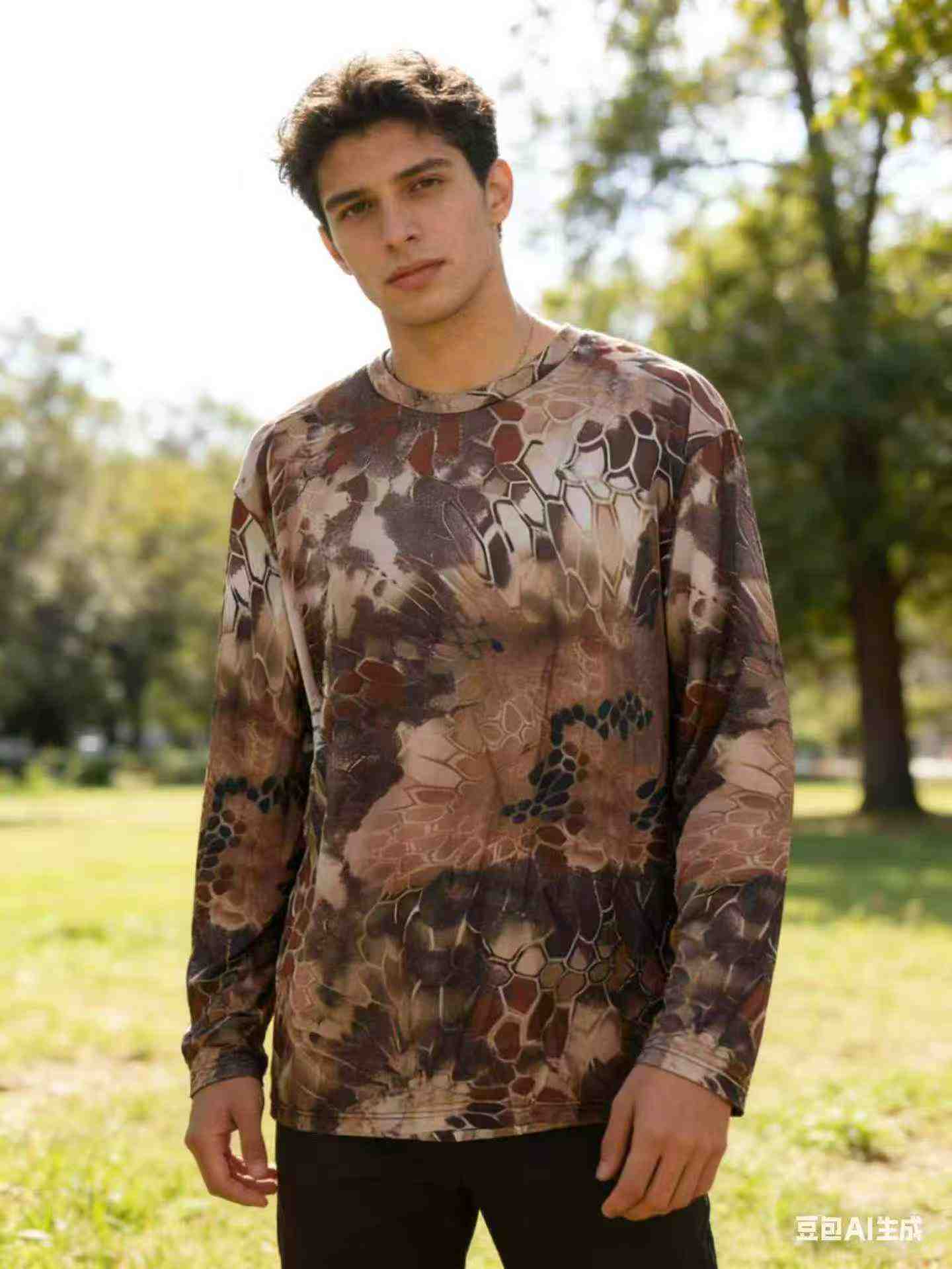 2 Complete Designs Men's 3D Printed Long Sleeve T-Shirts Bulk Clearance - Image 5