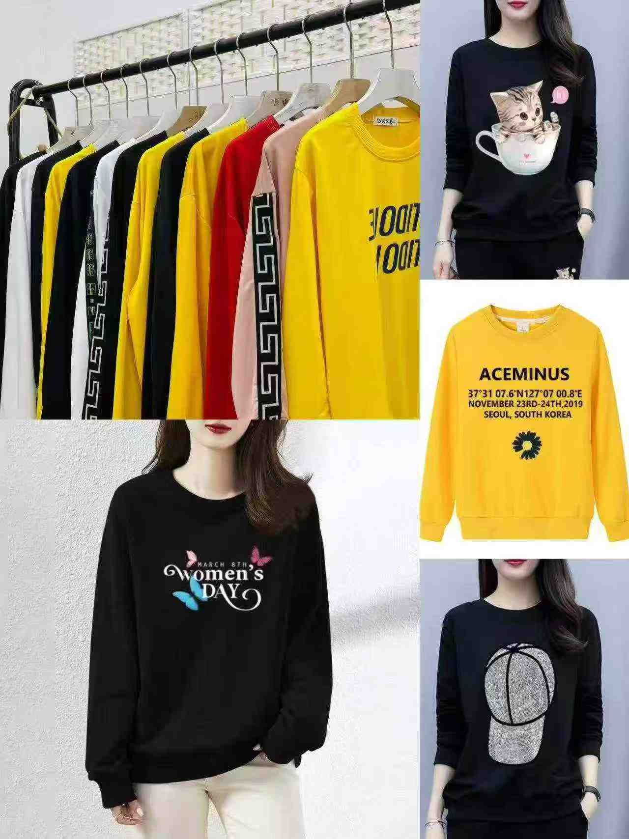 Sudaderas delgadas para mujer, un total de 1105 piezas, liquidación - Image 2