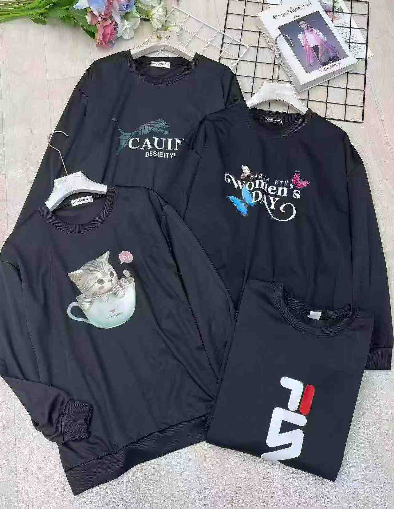 Sudaderas delgadas para mujer, un total de 1105 piezas, liquidación - Image 5