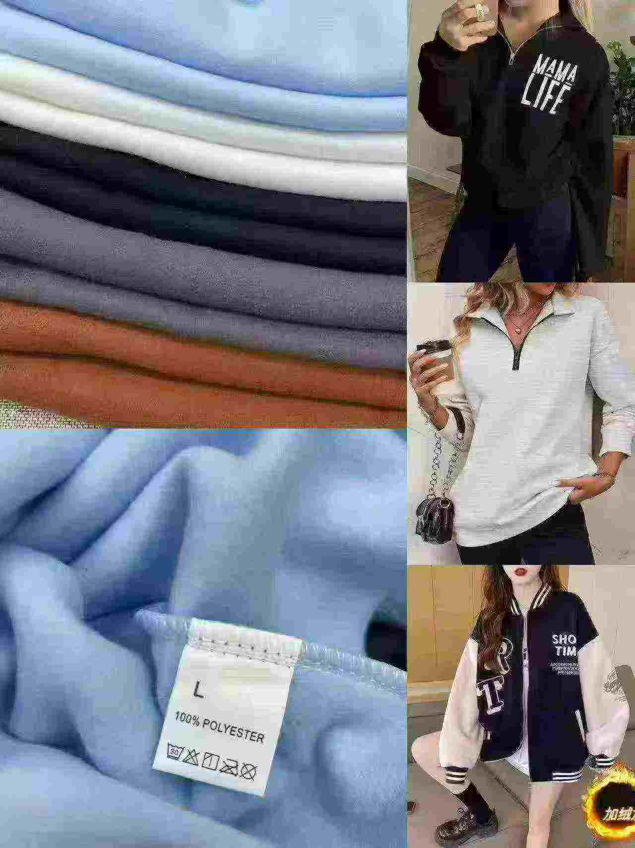 เสื้อฮู้ดหนามีซับในผ้าฟลีซ จำนวนทั้งหมด 246 ตัว พร้อมบรรจุแยกแต่ละตัว - Image 9
