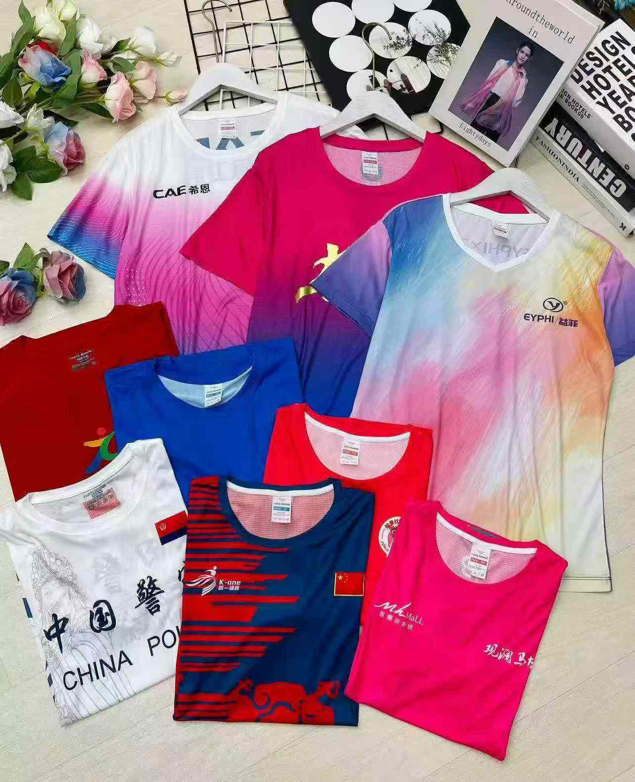 Quick Dry Sports Short Sleeve T-Shirts, Total 3192 Pieces - Image 7