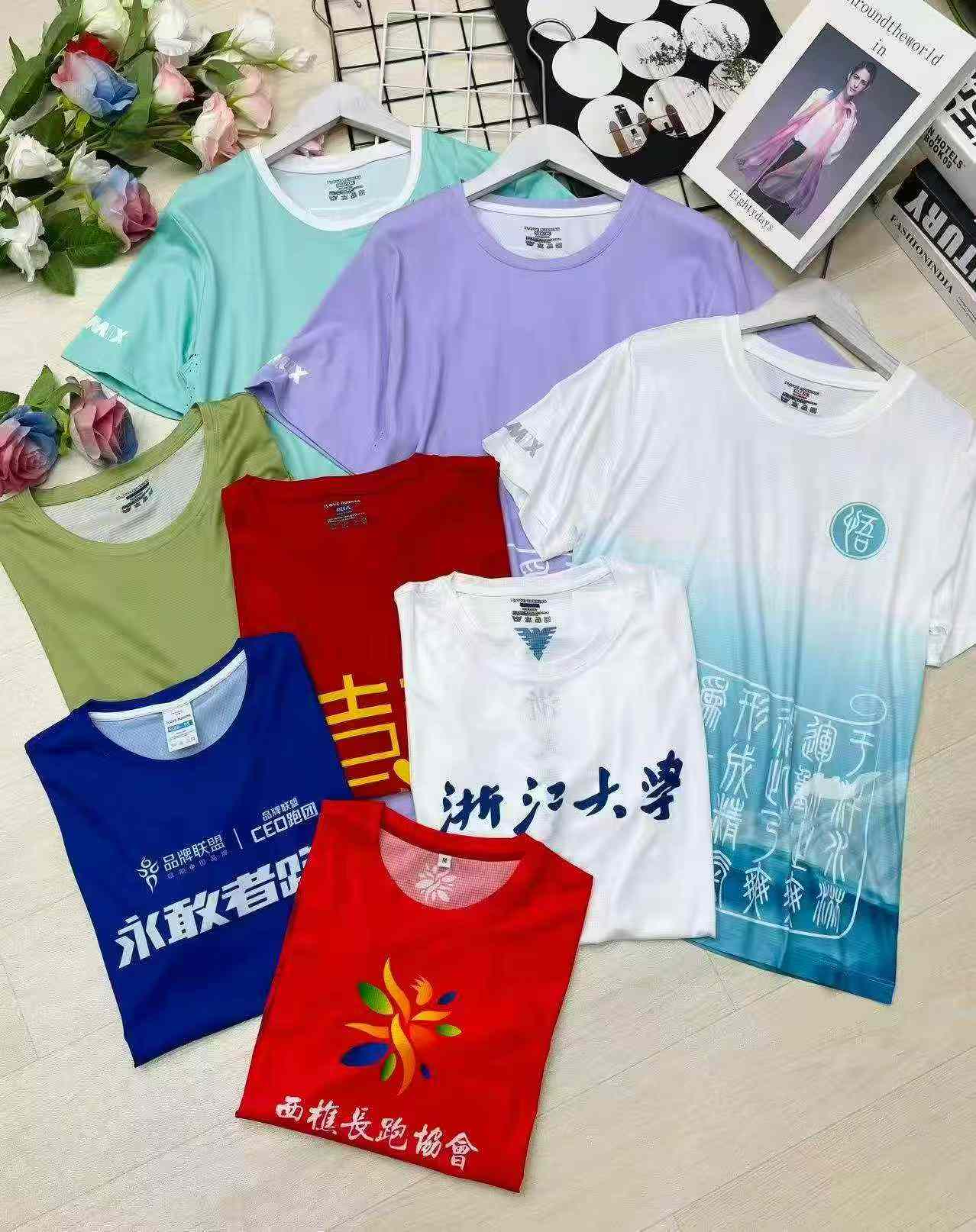 Quick Dry Sports Short Sleeve T-Shirts, Total 3192 Pieces - Image 8