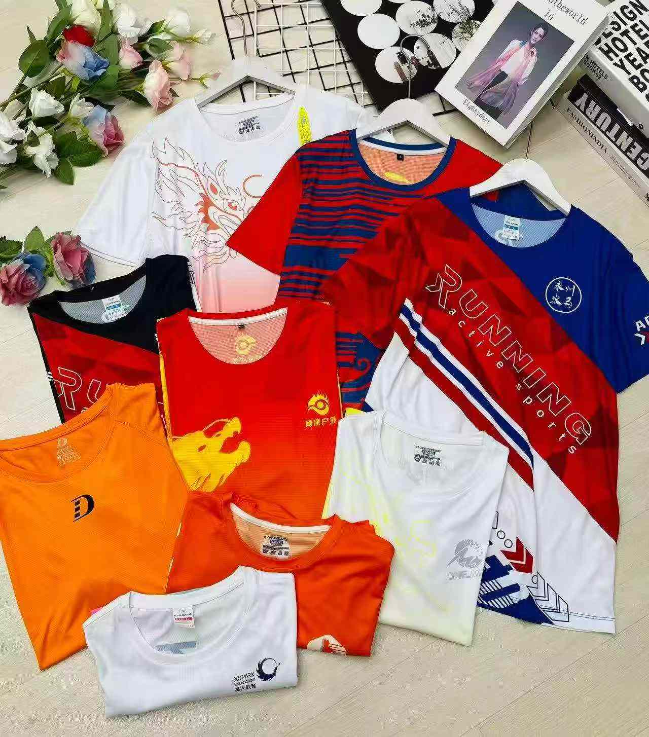 Quick Dry Sports Short Sleeve T-Shirts, Total 3192 Pieces - Image 9