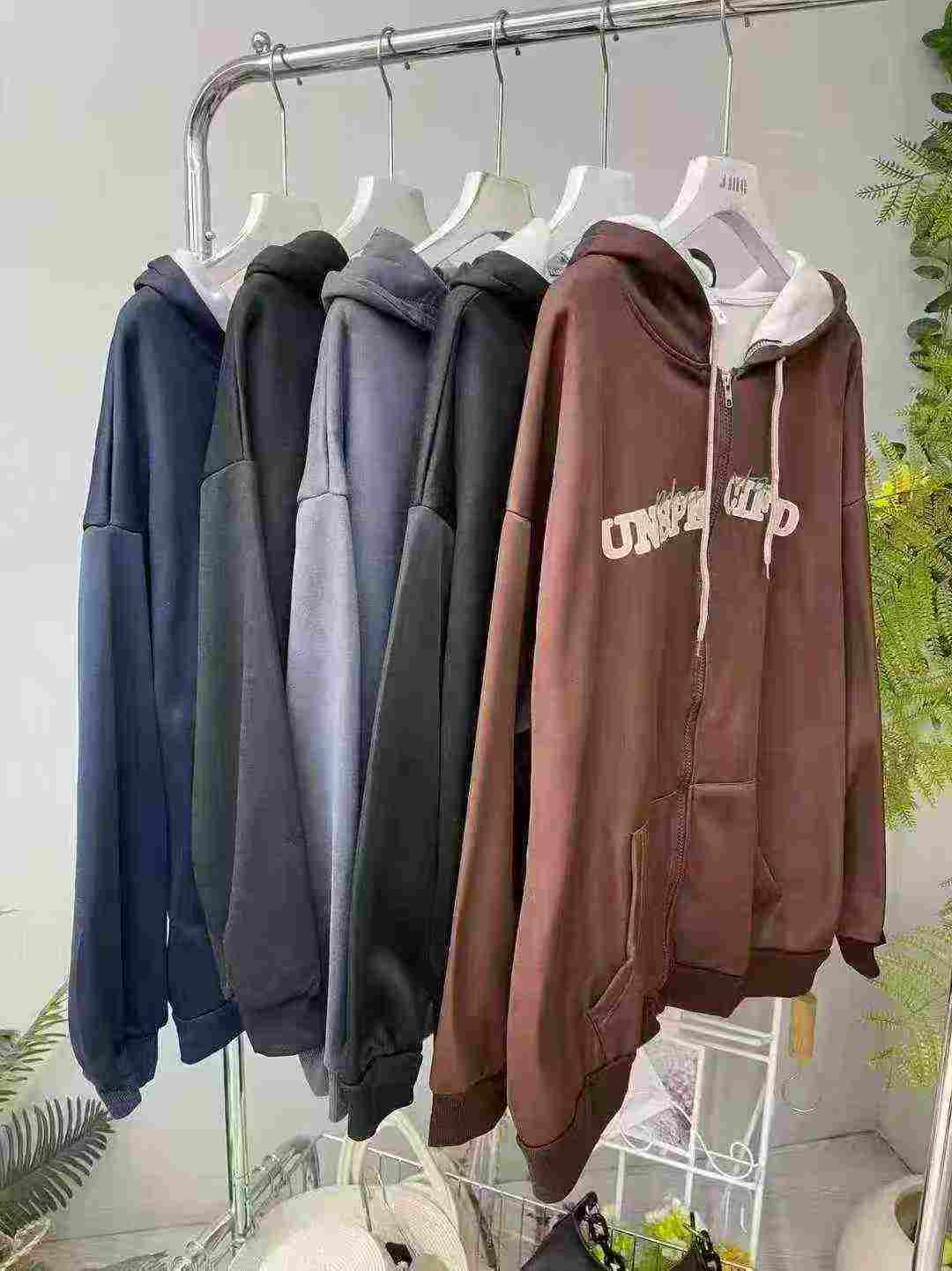 Fleece Thickened Zip Up Hoodie, 288 Pieces - Image 8